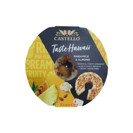 Крем-сир з ананасом та мигдалем Castello pineapple almond 125g