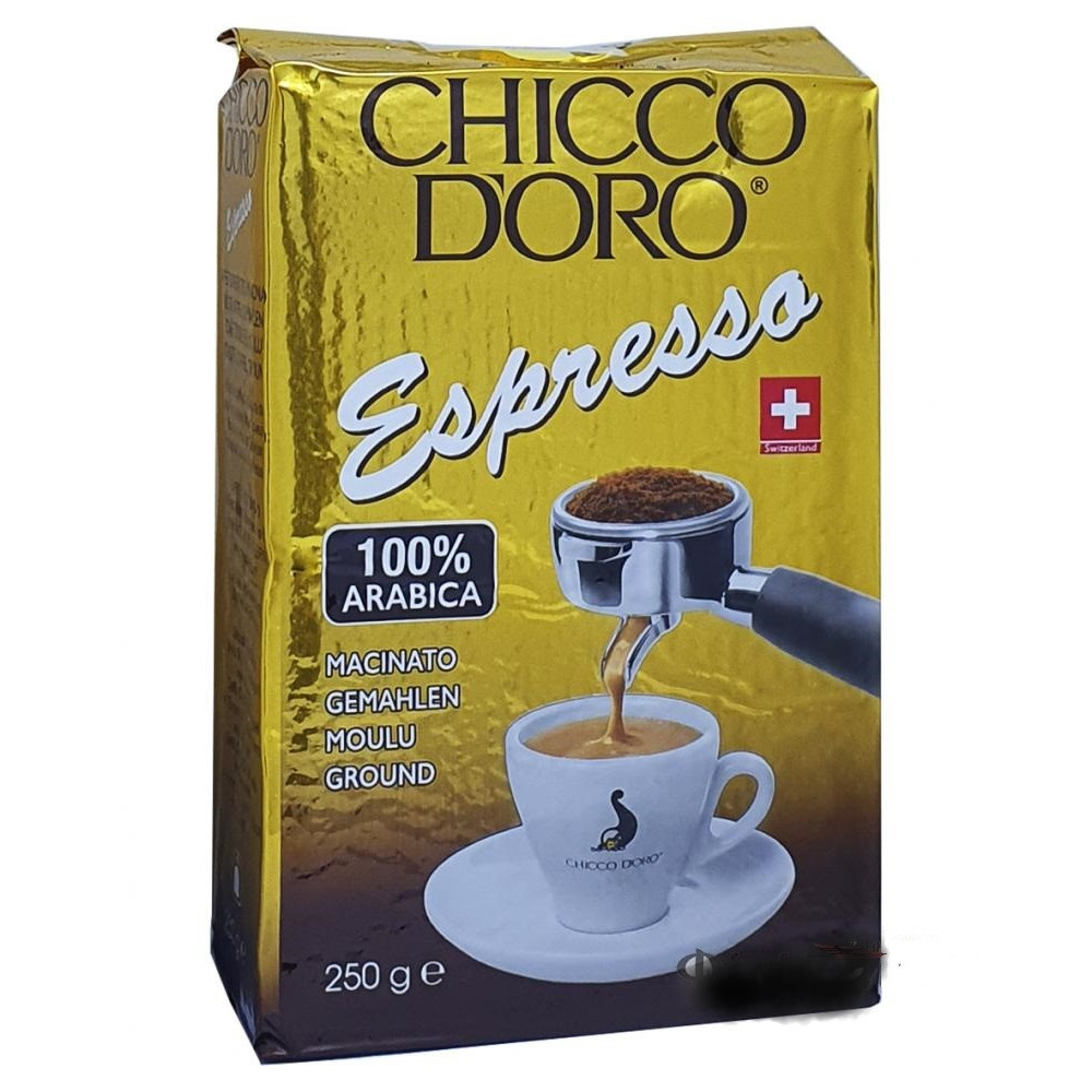 Кава Chicco D'oro Espresso 100% arabica мелена 250 г
