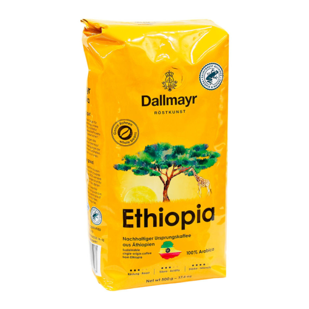 Кофе Dallmayr Ethiopia жареный в зернах 500г