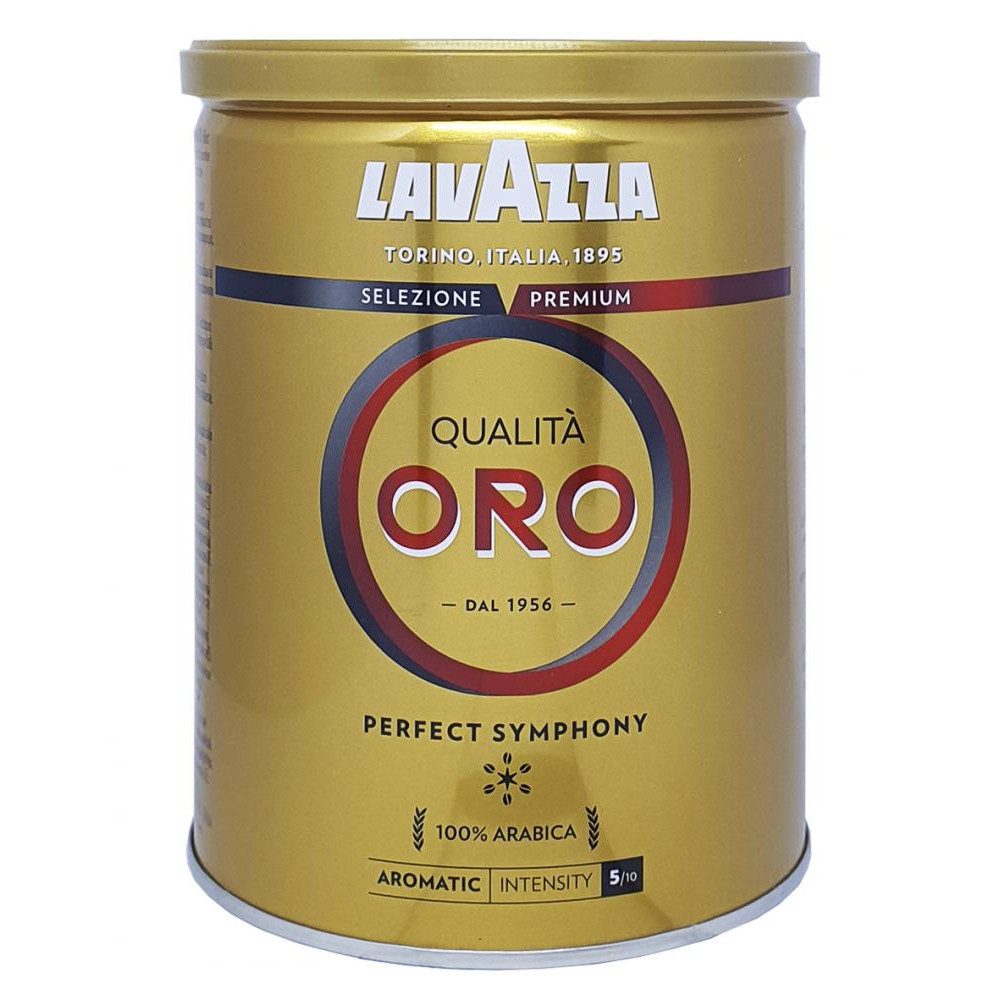 Кофе Lavazza Qualita Oro молотый 250 г в металлической банке