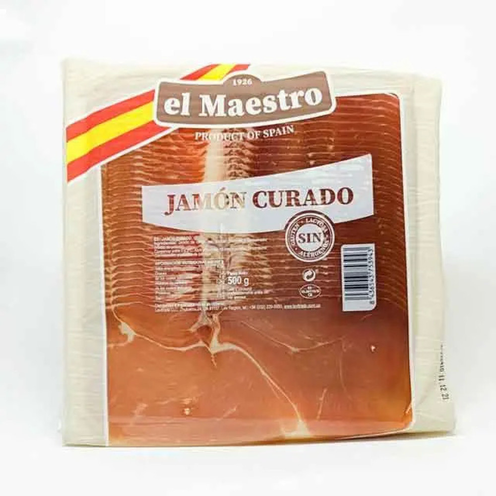 Хамон нарезка Maestro curado 500g