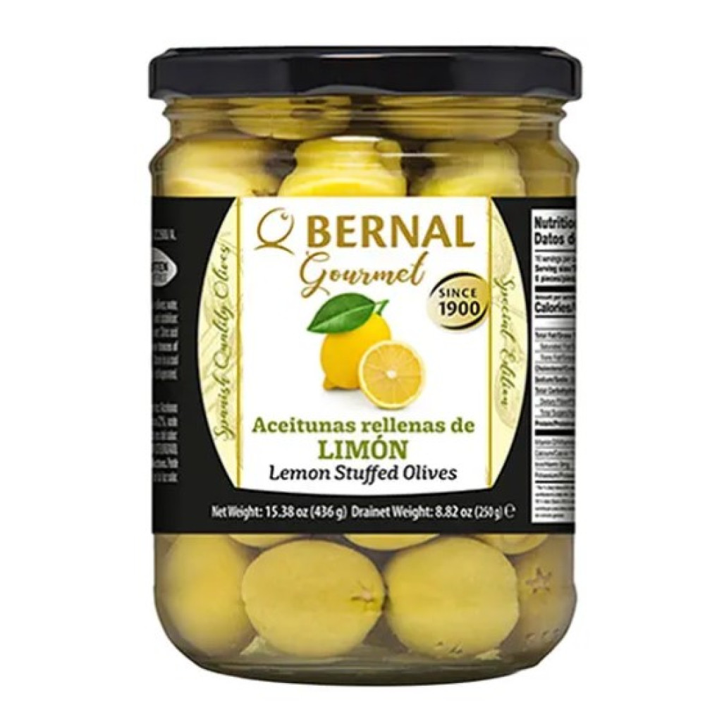 Оливки Bernal фаршировані лимоном 436г