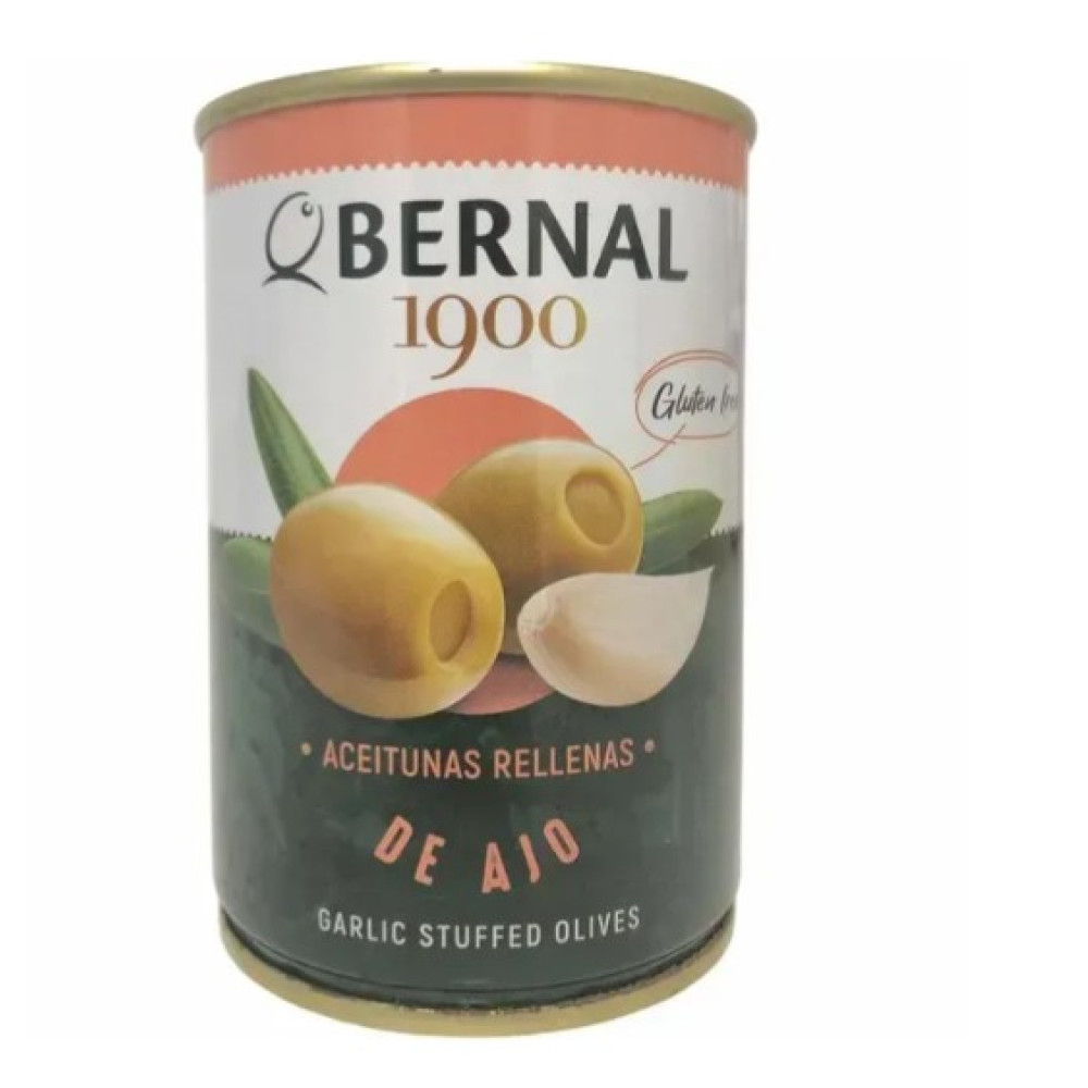 Оливки Bernal з часником 292 г