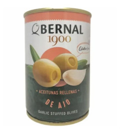 Оливки Bernal з часником 292 г