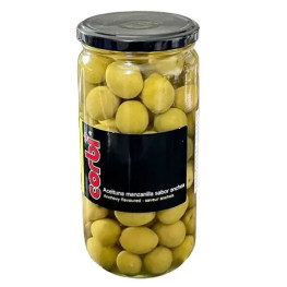 Оливки зелені Corbi manzanilla з кісточкою 700г