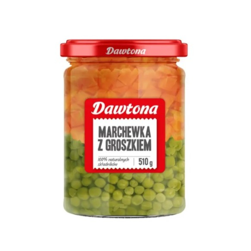 Овощная смесь горошек морковь Dawtona 510г