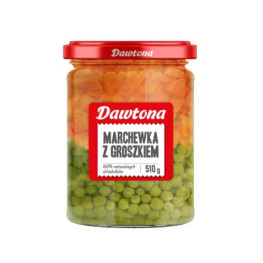 Овочева суміш горошок морква Dawtona 510г
