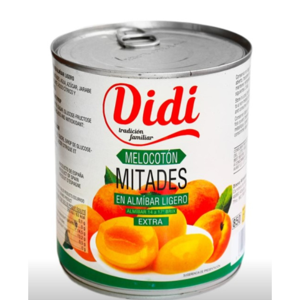 Персик консервированный Didi Melocoton Mitades 840г