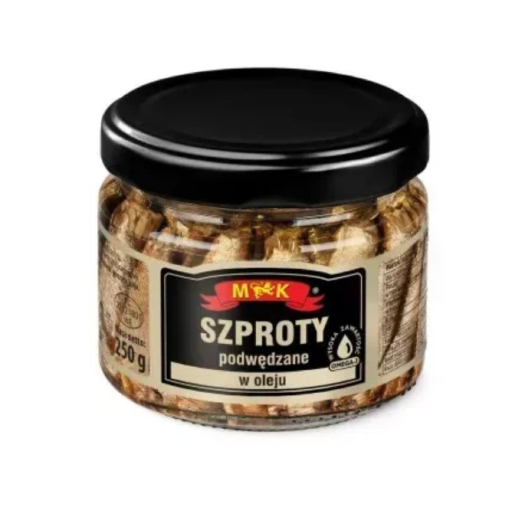 Шпроты M&K в масле 250г
