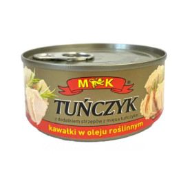Тунец M&K кусочками в растительном масле 170г