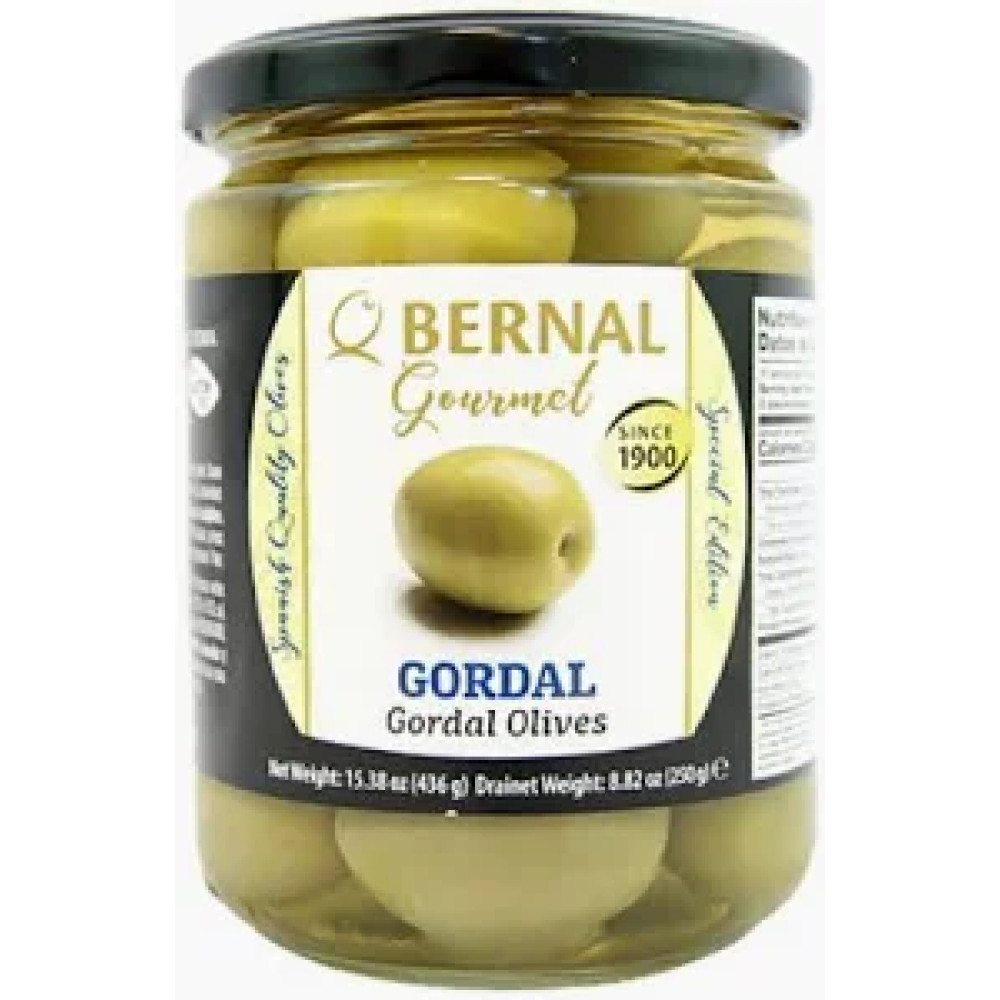 Оливки Bernal Gourmet Гігант з кісточкою 436 г
