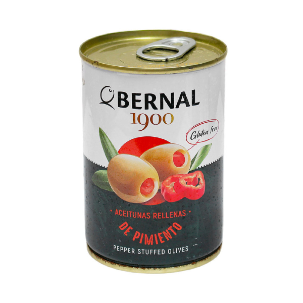 Оливки з перцем Bernal de pimiento ж/б 292г