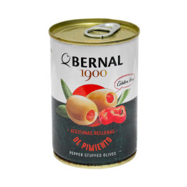 Оливки з перцем Bernal de pimiento ж/б 292г