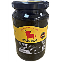 Оливки El Toro Rojo черные без косточки 340г