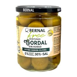 Оливки-гиганты без косточки и уксуса Bernal Free Aceitunas Gordal Sin Hueso, 436 г