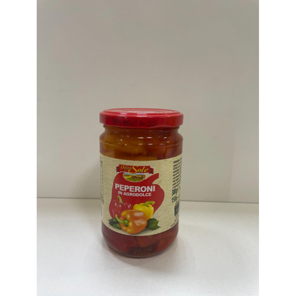 Перец пепперони Delizie dal Sole маринованный 300г