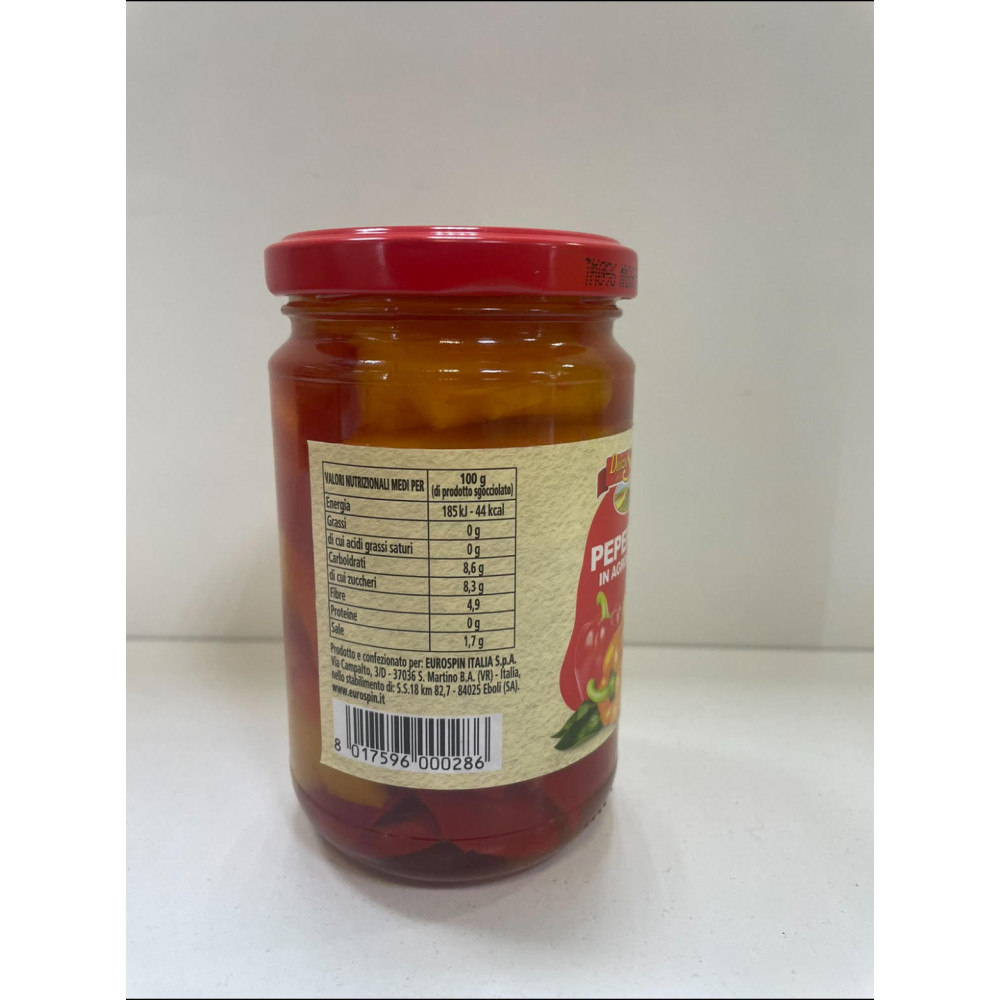 Перец пепперони Delizie dal Sole маринованный 300г