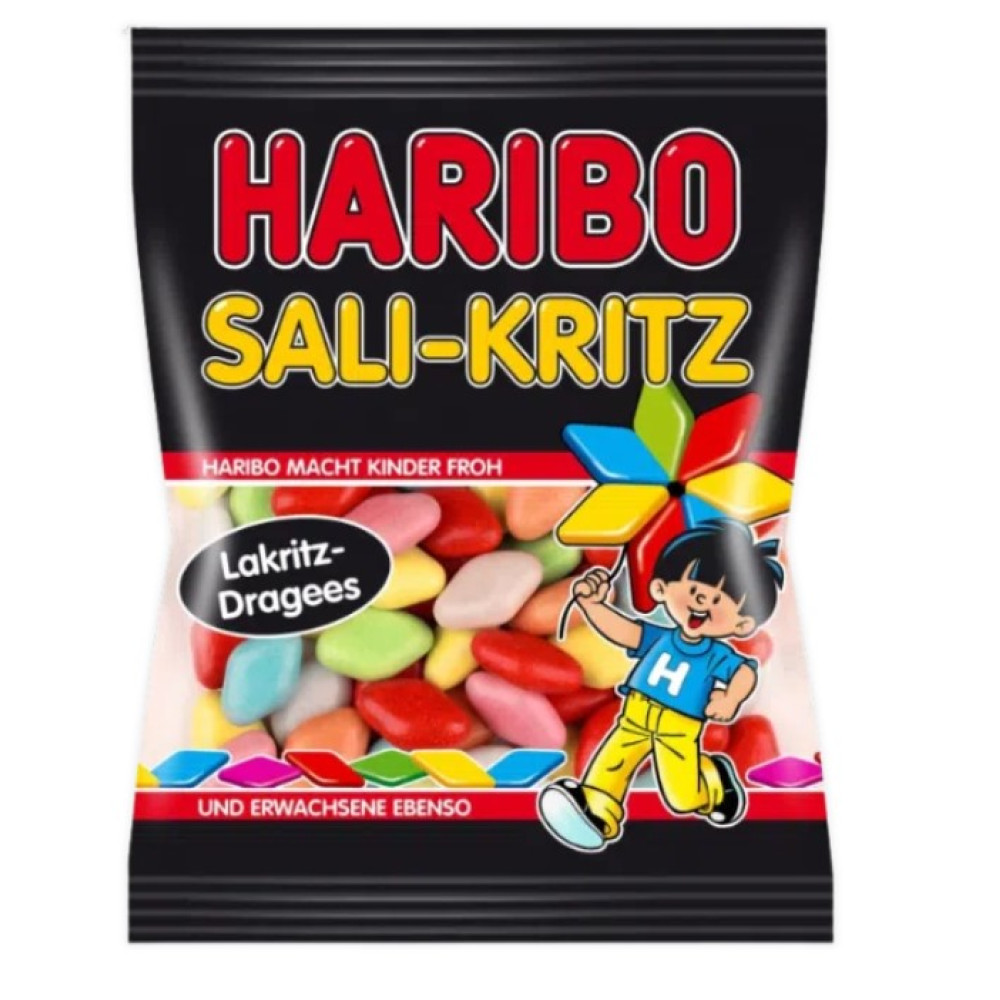 Жувальні цукерки Haribo Sali Kritz фруктові 160г