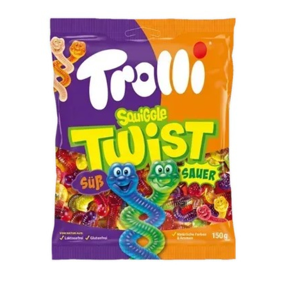 Желейні цукерки Trolli Squlggle, 175г