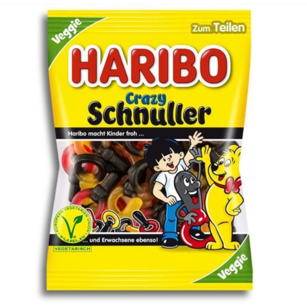 Желейні цукерки Haribo божевільна пустушка 175г