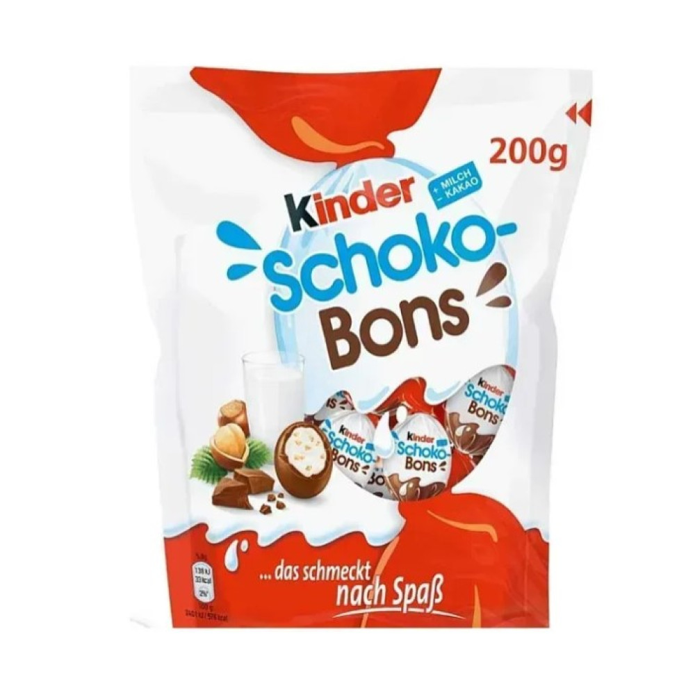 Цукерки Kinder Schoko-Bons 200г