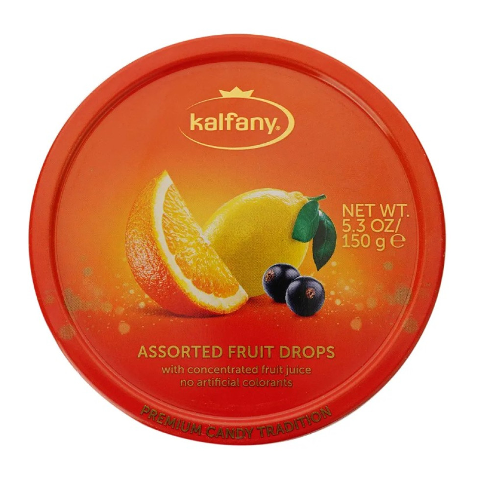 Льодяники зі смаком фруктового асорті Kalfany Assorted 150г