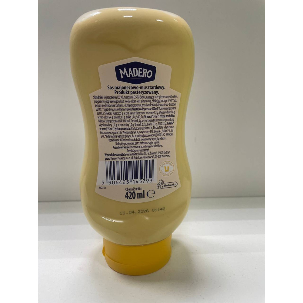 Соус Madero Mayo Mustard 420 ml