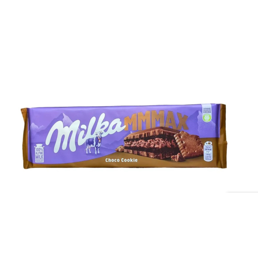 Шоколад молочный Milka Choco & Cookie (Шоколад и печенье) 300 грамм