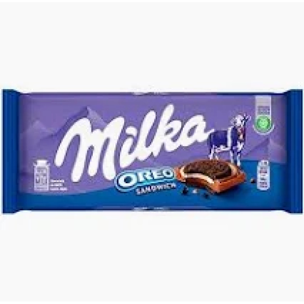 Шоколад Milka Oreo Sandwich 92 гр