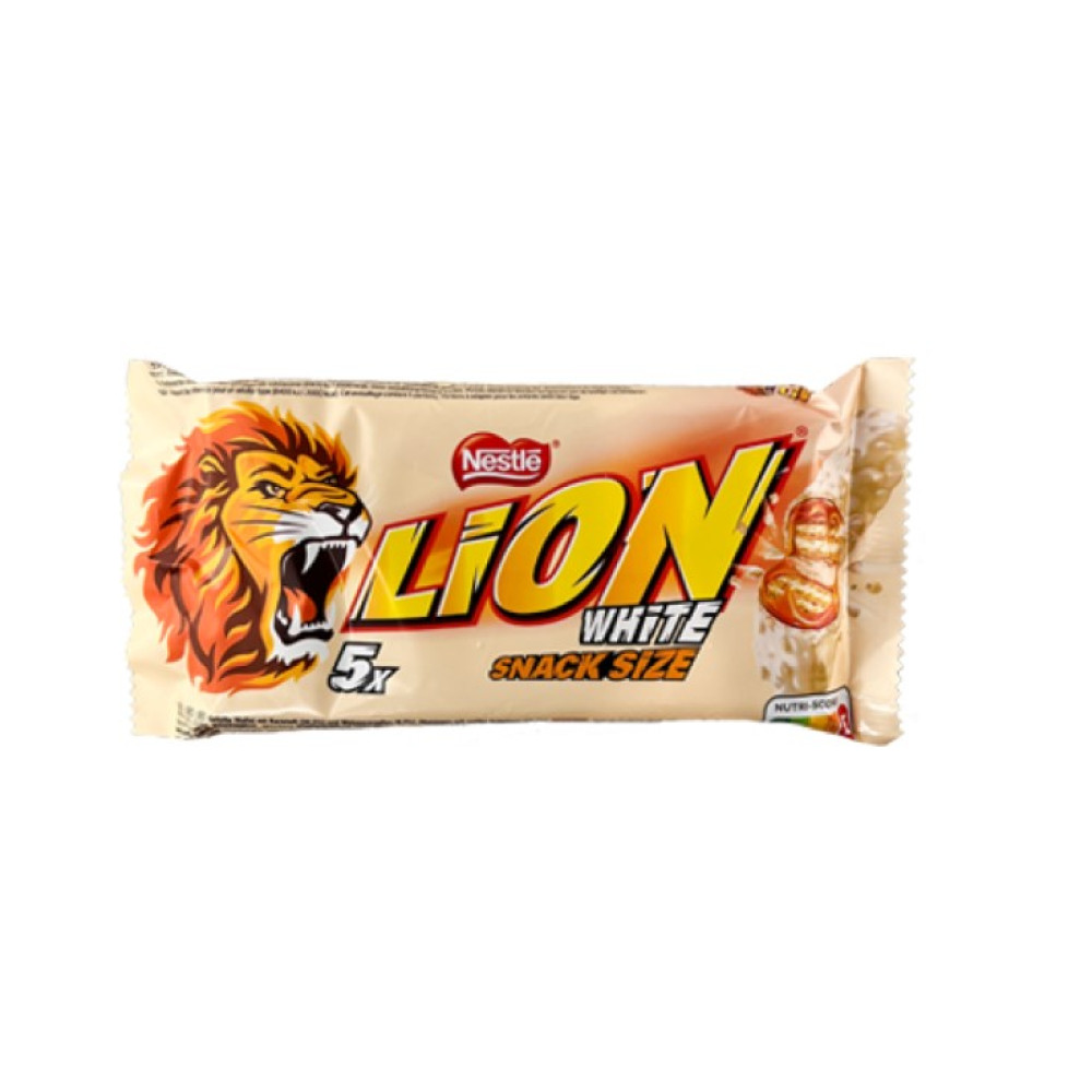 Батончики шоколадні Lion White 5 шт
