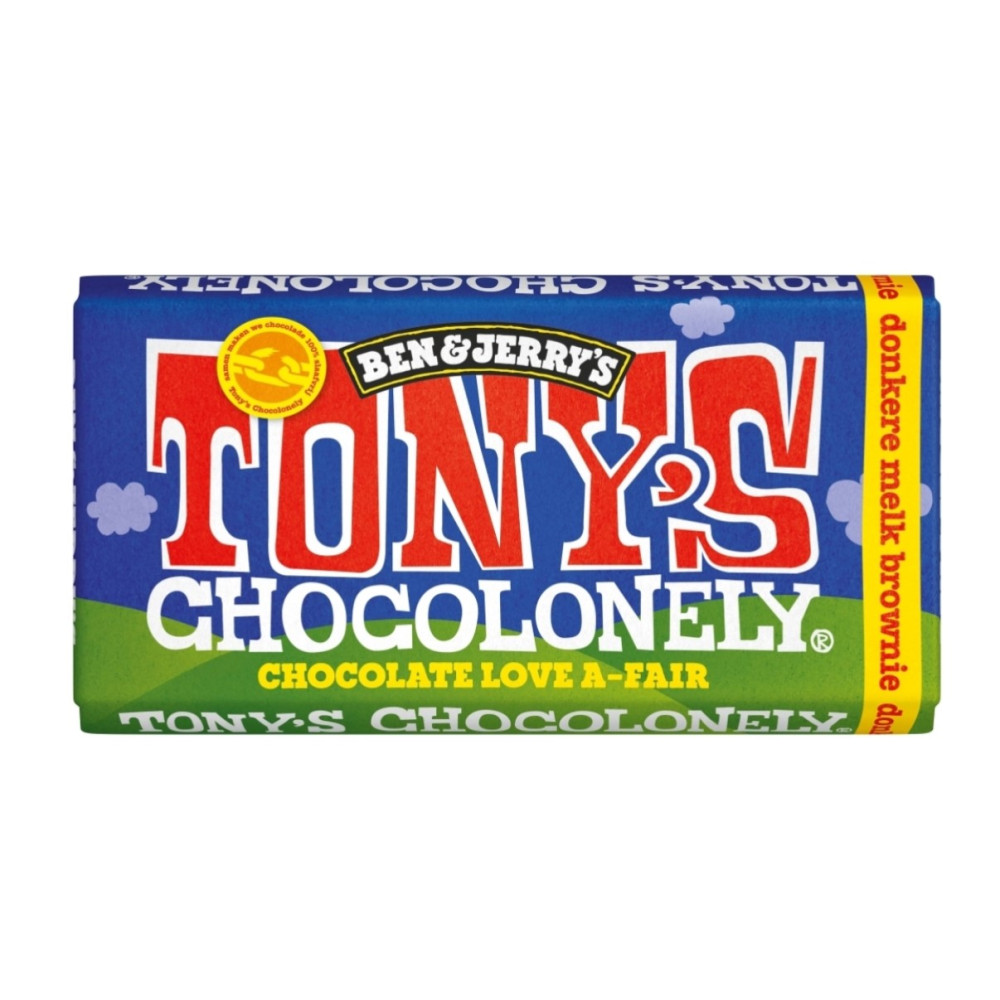 Шоколад Tony's с брауни 180 г
