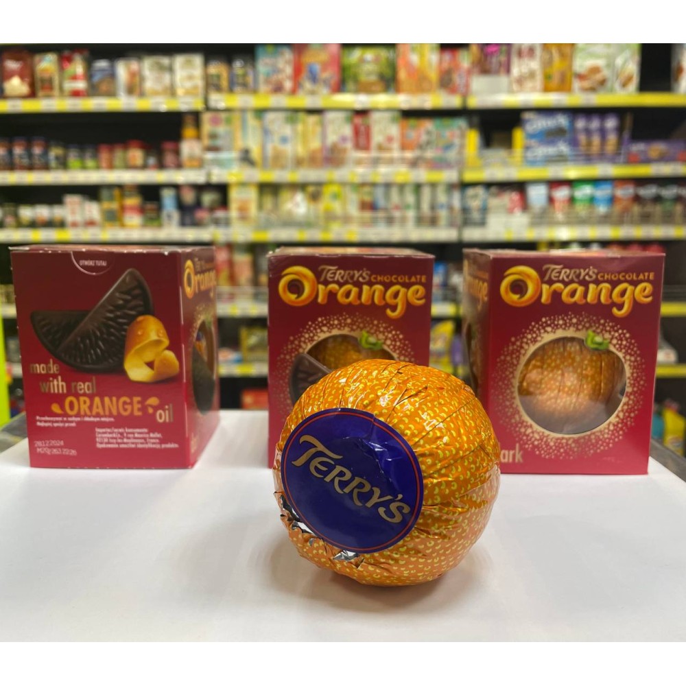 Шоколадный апельсин Terry's Orange Chocolate Dark