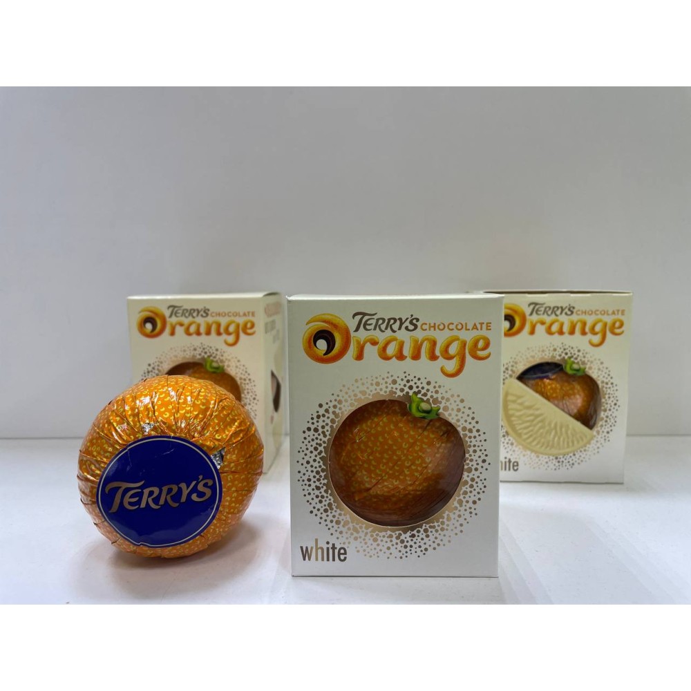 Шоколадный апельсин Terry's Orange Chocolate White