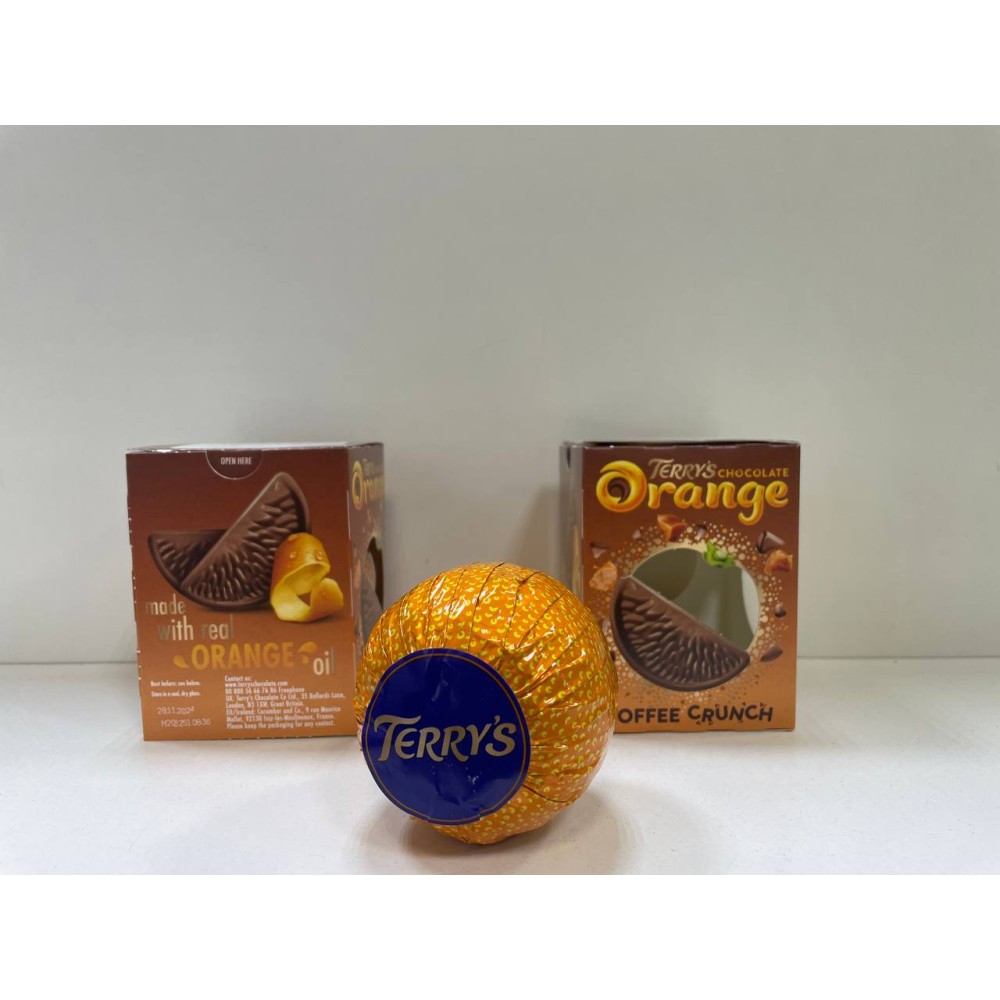 Шоколадный апельсин Terry's Orange Chocolate Toffee Crunch