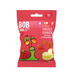 Фруктовый снек Bob Snail яблоко клубника 40г