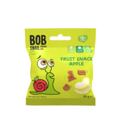 Фруктовий снек Bob Snail яблуко 20г
