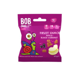 Фруктовый снек Bob Snail яблоко черная смородина 20г