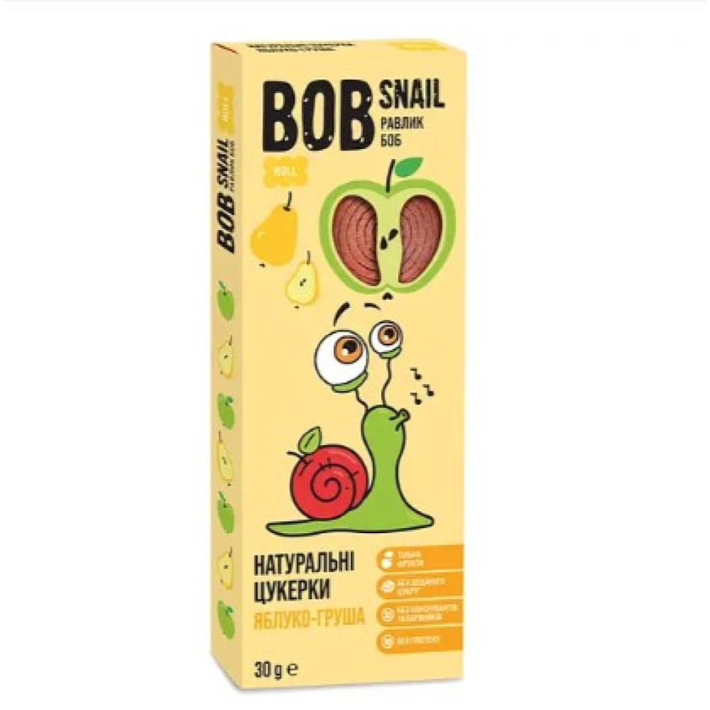 Пастила Bob Snail яблоко-груша 30г