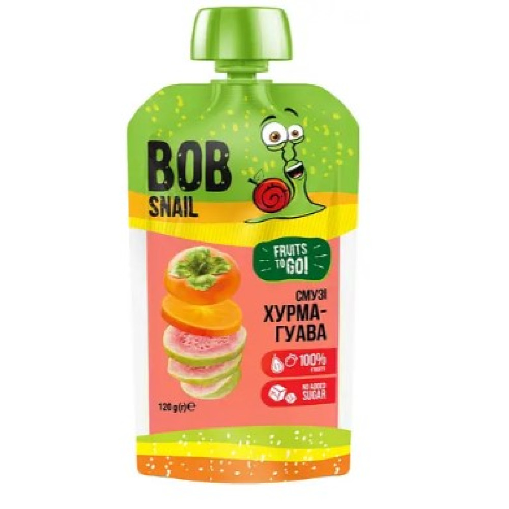 Смузи Bob Snail хурма-гуава 120г