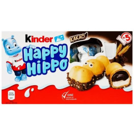 Батончики Kinder Happy Hippo Cacao 5 шт 20 г