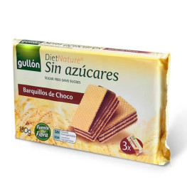 Вафлі Без Сахара із шоколадною начинкою Gullon Diet Nature Sin Azucares 180 г 
