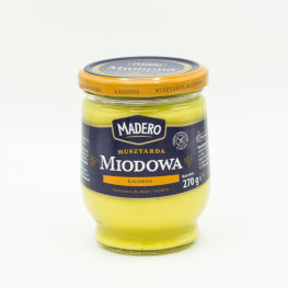 Гірчиця медова Madero Miodowa 270г