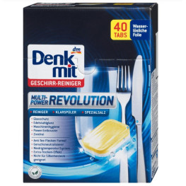 Таблетки для посудомийної машини Denkmit Revolution 40ш