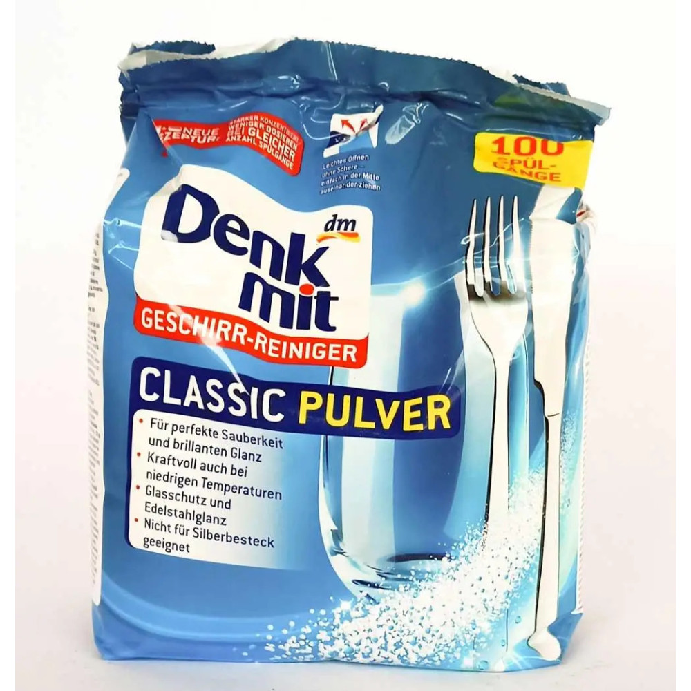 Порошок для мытья посуды в посудомоечной машине DenkMit Classic Pulver