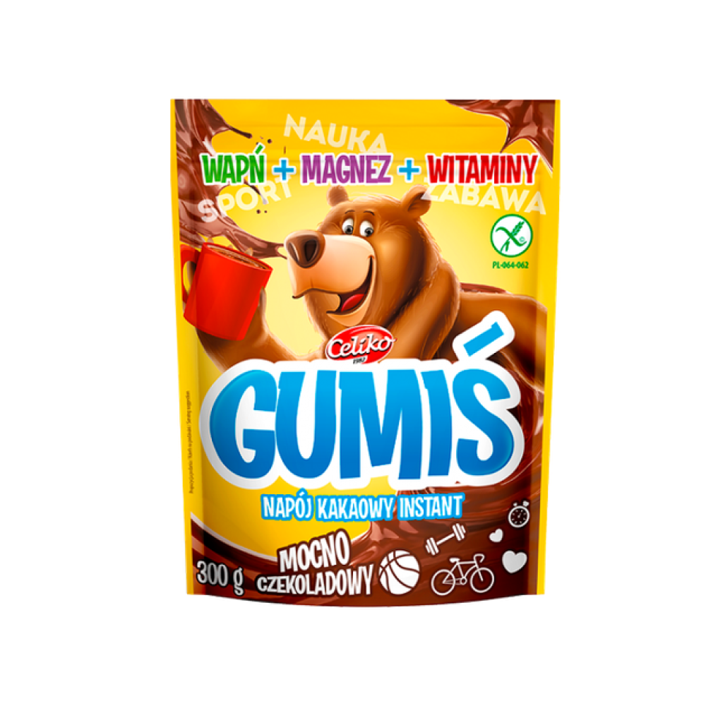 Какао напиток Gumis Celiko 300 г Польша 