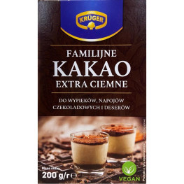 Какао KRUGER экстра темное 200 г