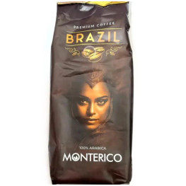 Кофе зерна Monterico Brazil 100% премиальная бразильская арабика 1кг,