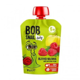 Пюре фруктове Bob Snail яблуко-малина 90 г