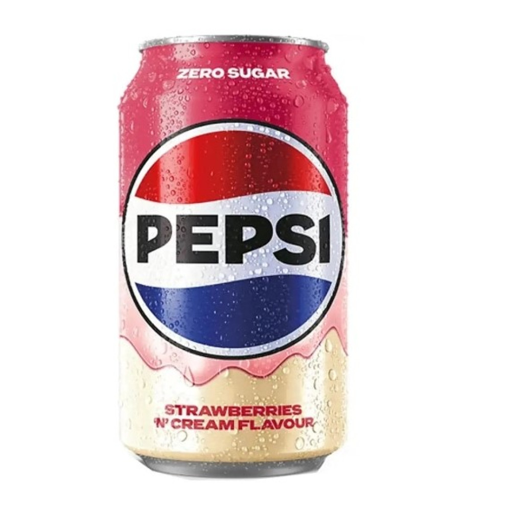 Напій газованний Pepsi strawberries Zero 330 мл