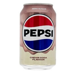 Напій Pepsi Zero cream soda flavour без цукру 330мл